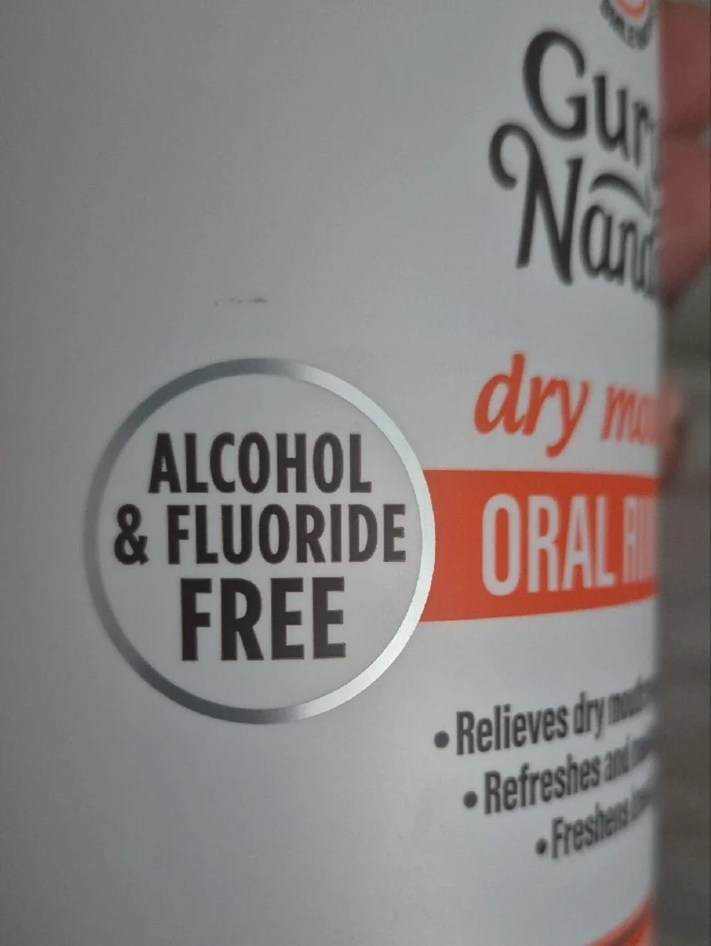 Orange Dry Mouth Oral Rinse - Alcohol & Fluoride Free